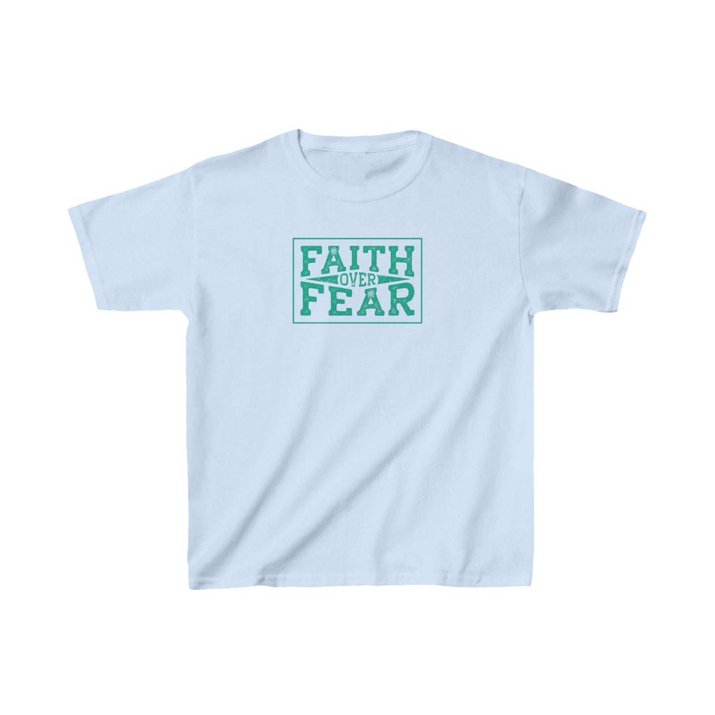 Faith Over Fear Kids Heavy Cotton Tee