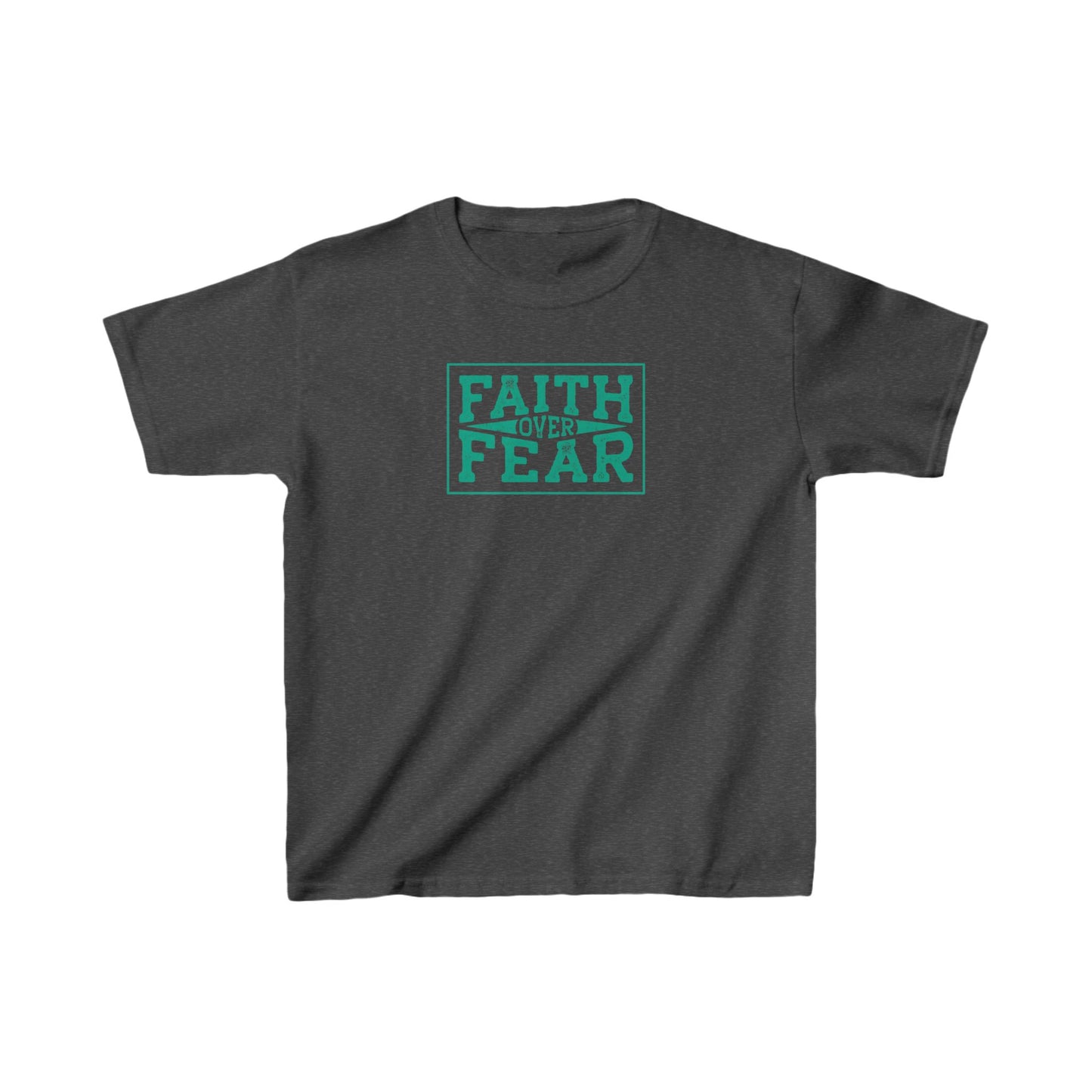 Faith Over Fear Kids Heavy Cotton Tee
