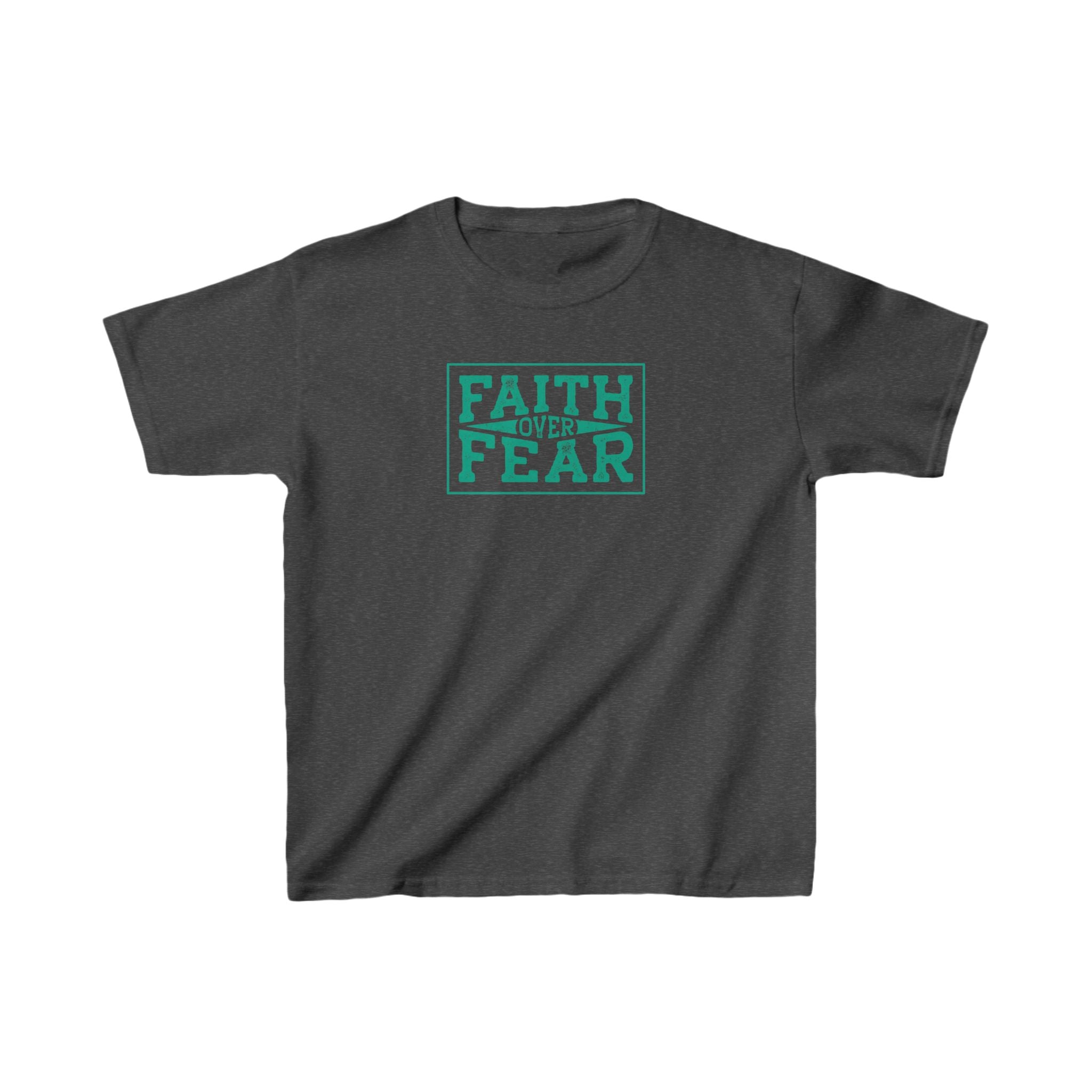 Faith Over Fear Kids Heavy Cotton Tee