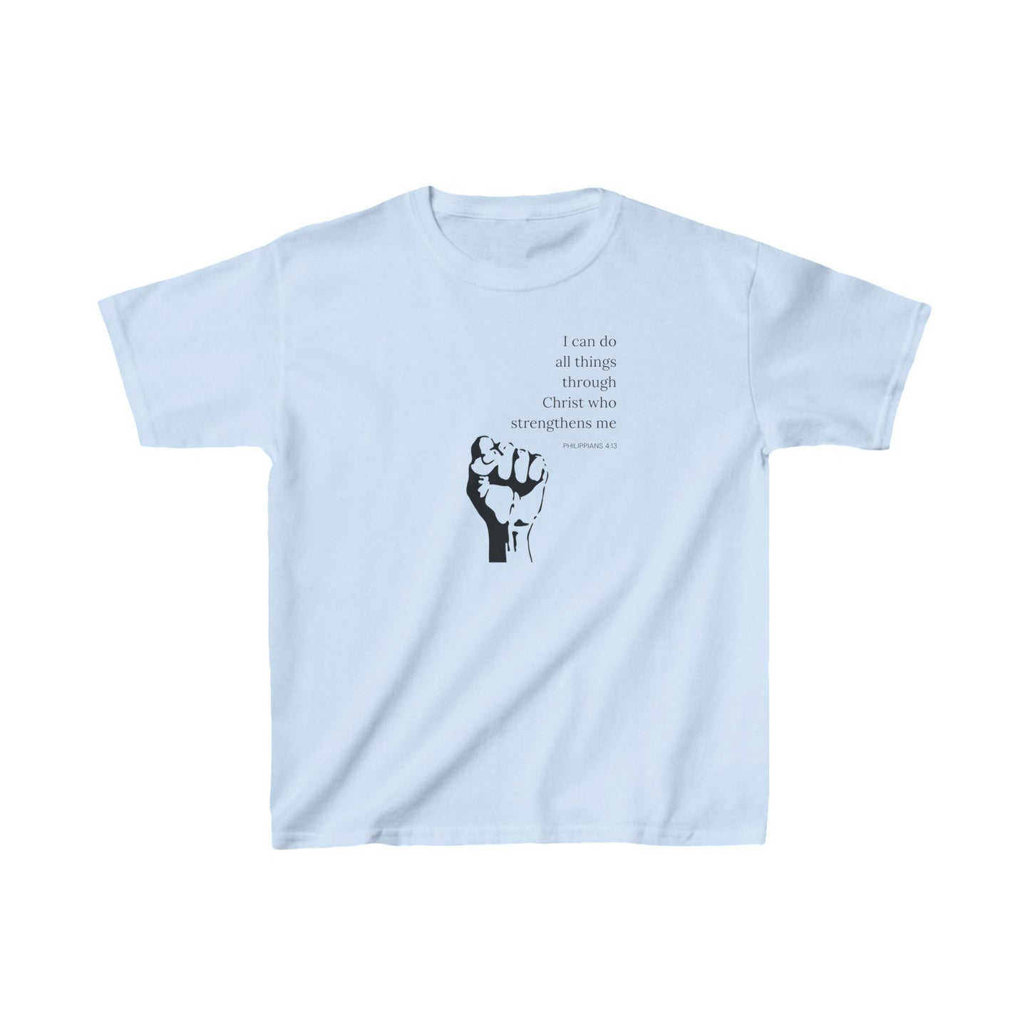 I Can Do All Things Kids Heavy Cotton Tee
